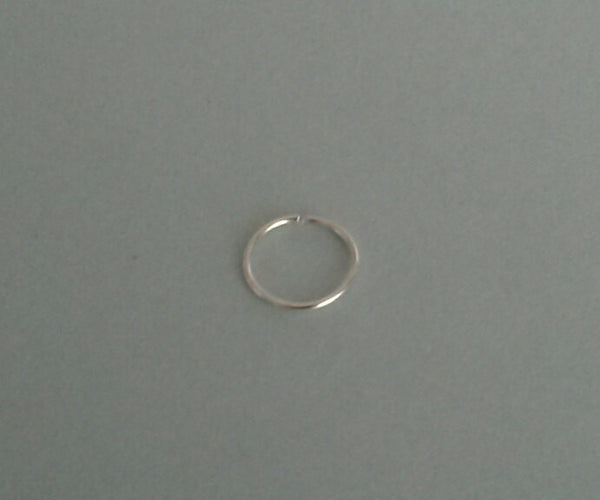 24 Gauge Nose Ring, Nose Hoop, Helix, Tragus, Cartilage, Earring  Sterling Silver 6mm, 7mm, 8mm, 9mm, 10mm