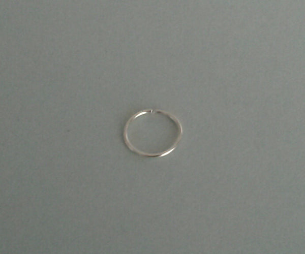 21 Gauge Nose Ring, Nose Hoop, Helix, Tragus, Cartilage, Earring  Sterling Silver 6mm, 7mm, 8mm, 9mm, 10mm